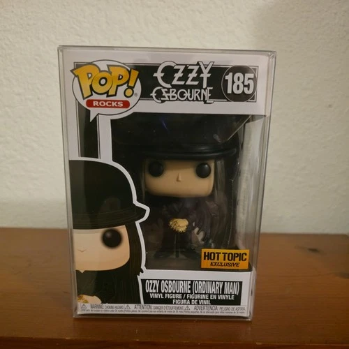FUNKO POP ! OZZY OSBOURNE ORDINARY MAN 185 HOT TOPIC EXCLUSIVE POP ROCKS RARE