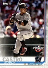2019 Topps Opening Day #87 Starlin Castro Miami Marlins