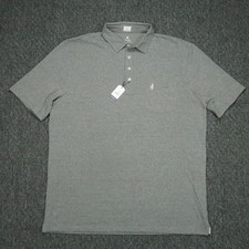 Johnnie O Shirt Men Extra Large Gray Original Polo Short Sleeve NWT
