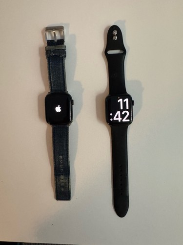 (2) Pack Apple Watch Nike 44 mm GPS+Cellular Space Gray-GOOD Condition 2 Watches - Zdjęcie 15 z 16