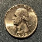 1958 Washington Quarter Type-B - Brilliant Uncirculated - Proof Die Reverse