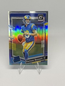 2023 Donruss Optic Stetson Bennett Silver Holo Prizm Rookie RC #267 LA Rams! 🔥