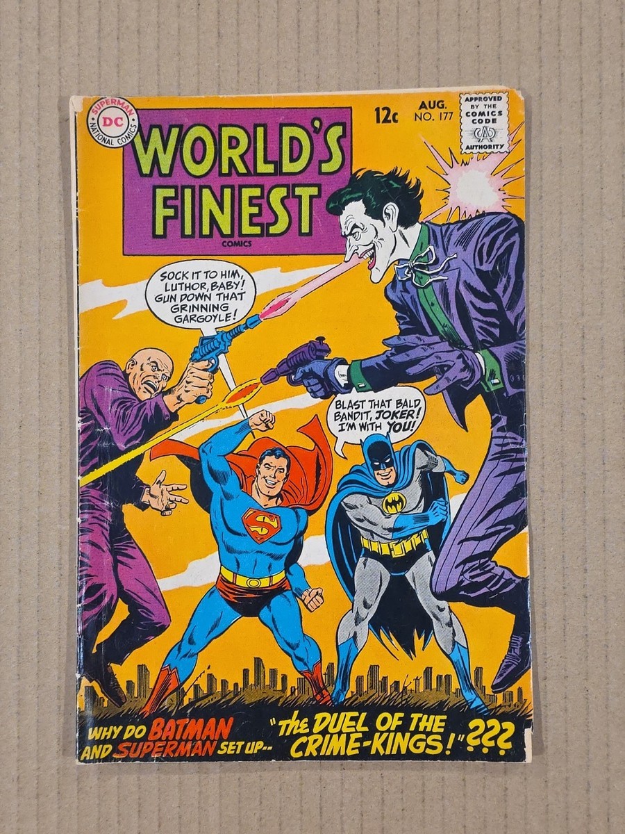 World's Finest Comics #177 Neal Adams Joker cover DC 1968 VG- | eBay
