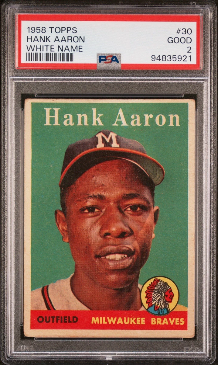 Hank Aaron 1958 Season Baseball Sports Trading Cards & Accessories