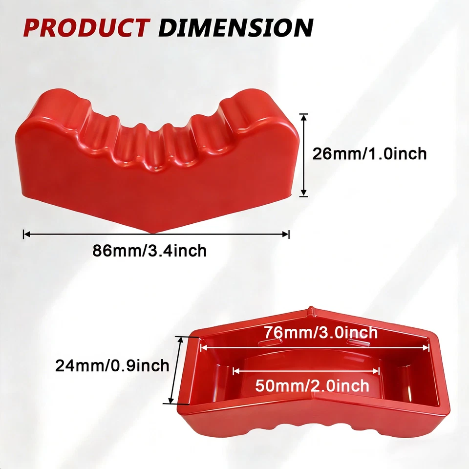 x2 Unterstellböcke Abstellböcke Wagenheber Gummiauflage Gummiklotz Gummiblock 3T - Bild 4 von 4