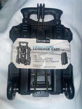 Samsonite Compact Folding Luggage Cart, Black, 44380-1041