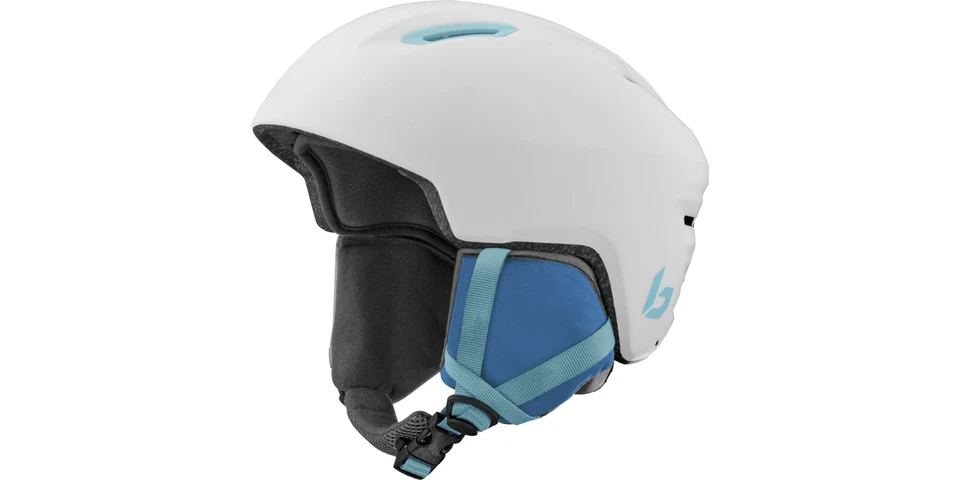 Bollé Skihelm Atmos Jugend BH149105 Klein 52-55cm Weiß Blau Matt - Bild 1 von 1