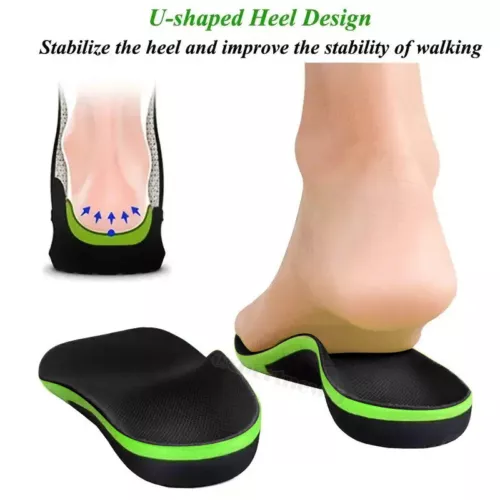 Work Boots Feet Arch Support Orthotic Plantar Fasciitis Gel Cushion Shoe Insoles - Picture 11 of 20