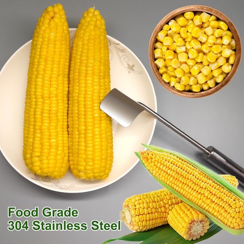 Corn Stripping Tool Thresher Remover Long Handle Stainless Steel Cutter Home Use - Picture 12 of 12