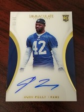 2018 Immaculate Collection #151 John Kelly LA Rams Rookie RB Auto #'d 52/99