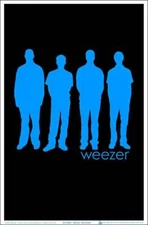 Weezer Silhouette Blacklight Poster 23" x 35"