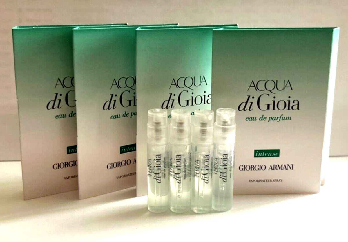 4X Georgia Armani Eau De Parfume ACQUA DI GIOIA INTENSE sample
