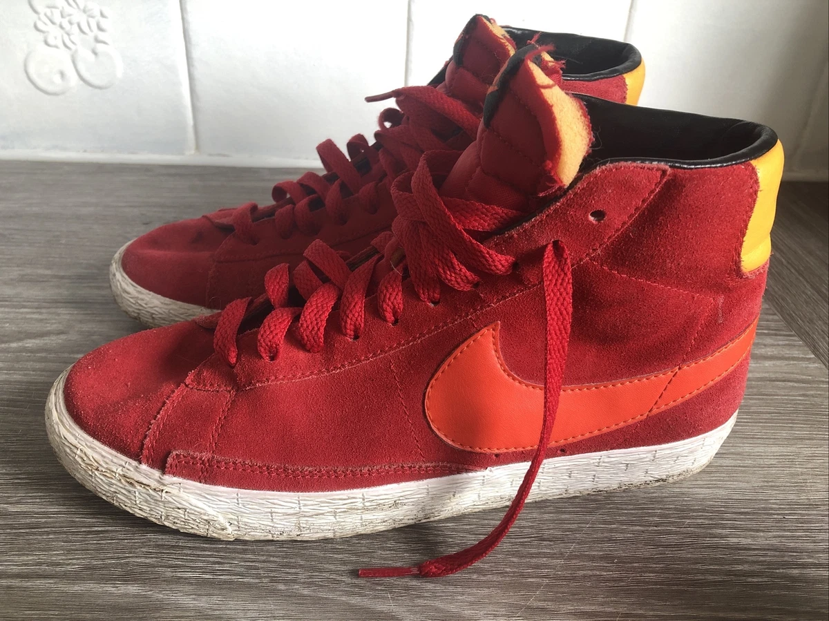 Nike blazer low prm vintage suede red hot sale