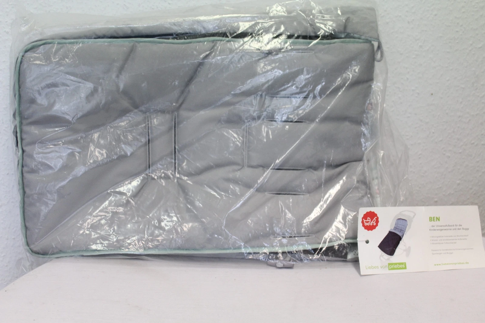 Ben the 2 in 1 Summer Footmuff Grey Kids New Invoice VAT