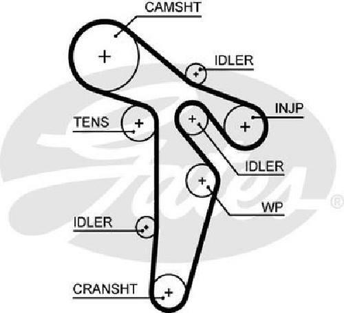GATES TIMING BELT - 5648XS - Image 15