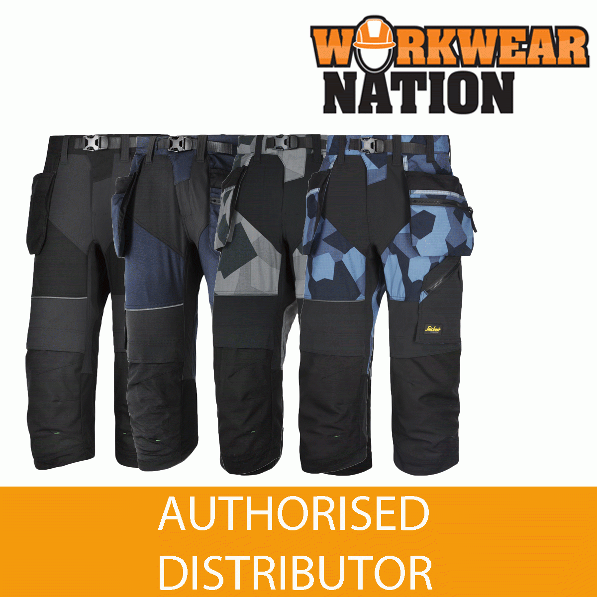 Snickers 6905 Flexiwork Funda Bolsillo Pirata Pantalones de Trabajo - Snickers 6905 Flexiwork Funda Bolsillo Pirata Pantalones de Trabajo -