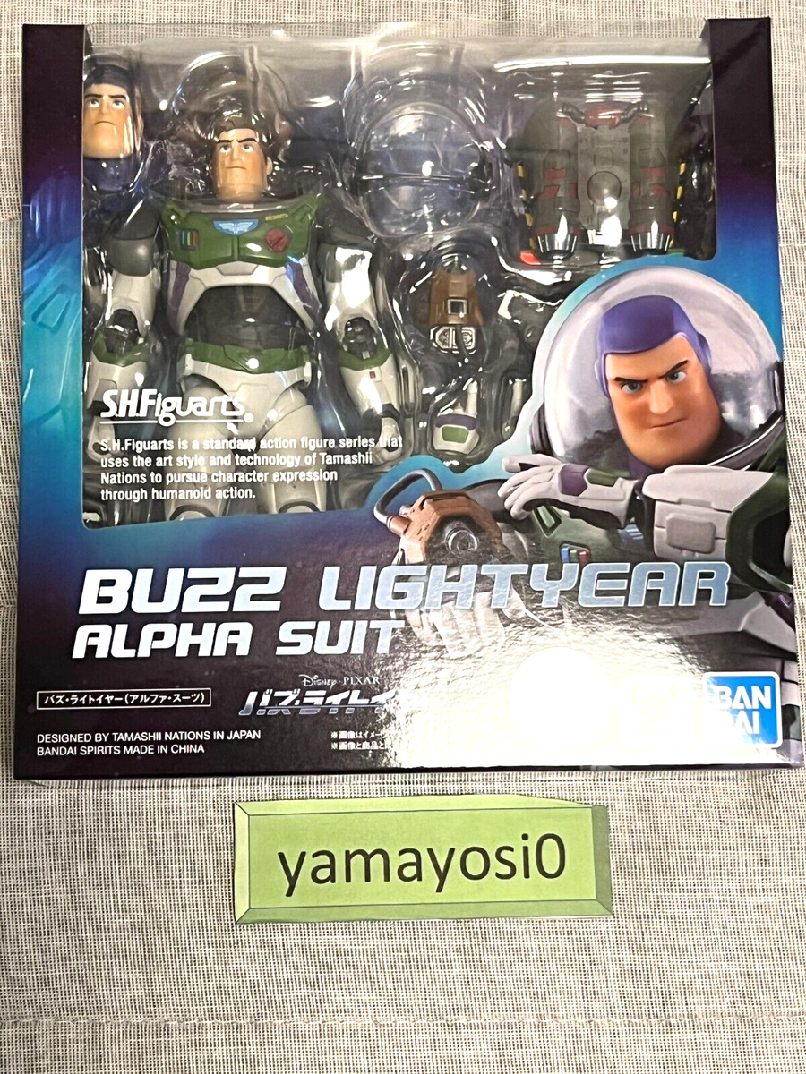 Bandai S.H.Figuarts Buzz Lightyear Alpha Suit Action Figure JAPAN