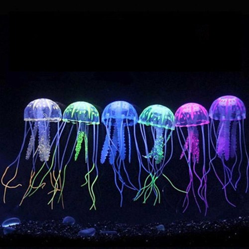 Glowing Jellyfish Vivid Jellyfish Fish Tank Decoration Artificial Jellyfish - Picture 4 of 18