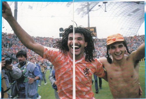 sticker football RUUD GULLIT Netherlands Milan EURO 2000 Bonart edit Yugoslavia