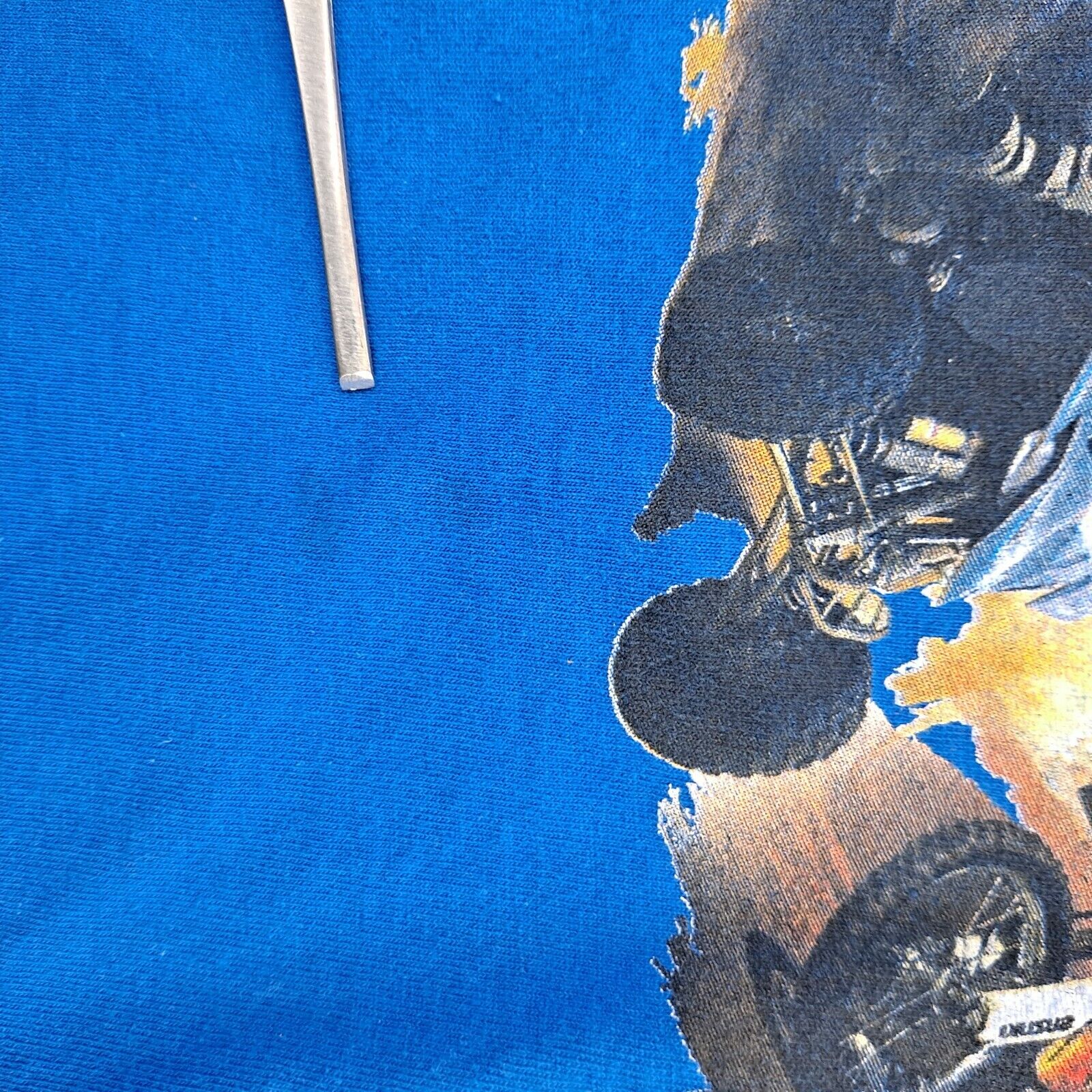Gildan Men's Graphic T Shirt XL Blue Motorsports … - image 6
