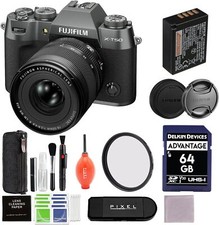 Fujifilm X-T50 Mirrorless Camera with XF 16-50mm Lens Charcoal Bundle Starter