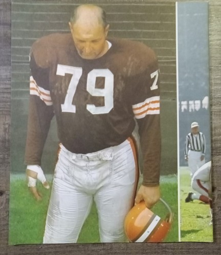 Vtg. Cleveland Browns Yearbook Jim Brown Lou Groza Gary Collins Bob Gain - Picture 7 of 8