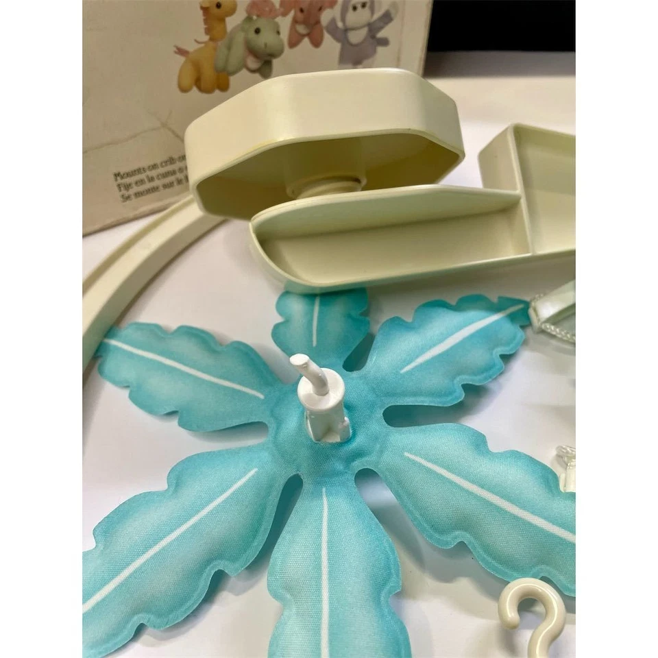 Cuna móvil musical de felpa Dolly Jungle unisex multicolor vintage Foto 4 de 4