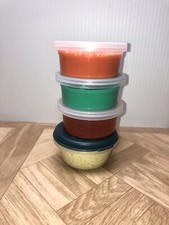 4 SLIME Glitter W Add Ins Mix Color Aqua Metallic Green HomeMade 14oz Total