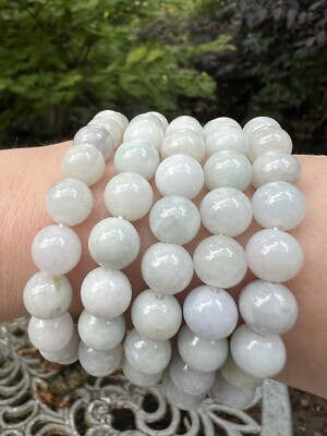 Neu Jade/Heilerit Kristall Perlen Armband 8 mm