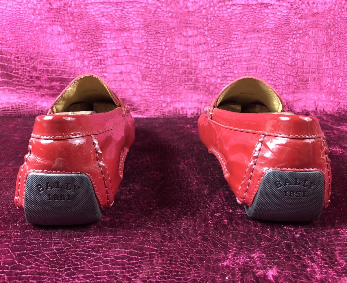 Bally Wabler Red Patent Leather Driving Loafers Bally Men main image 3