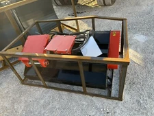 Agrotk 42 inch flail mower excavator 45 mm pins Cat 305 mini excavator