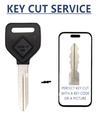 KEY CUT +  1629-P  Key Blank Fits Freightliner & International Trucks
