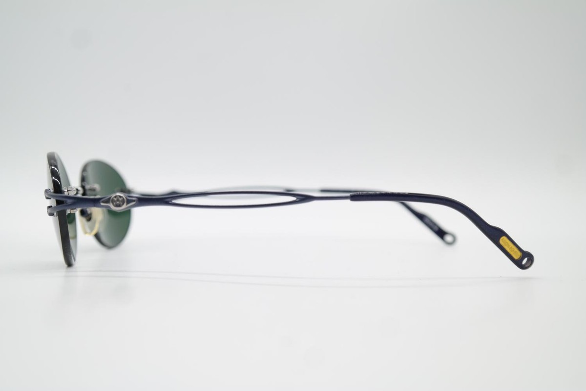 Lunettes De Soleil Vintage Aston Martin AM 50B - Bronze, Verres Verts, Sans Monture, état NOS
