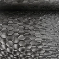 3K 240g Football Honeycomb Hexagonal Pattern Carbon Fiber Cloth- 50cmx100cm