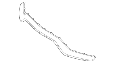 MERCEDES OEM Front Bumper Carbon Fiber Cover. Cls63 AMG 2058851874 