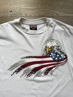 Harley Davidson T Shirt Vintage 90 USA Large