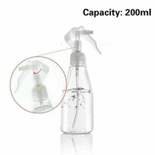 200ML Tragbar Plastik Sprühflasche Transparent Fein Mist Wasser Sprüher Werkzeug
