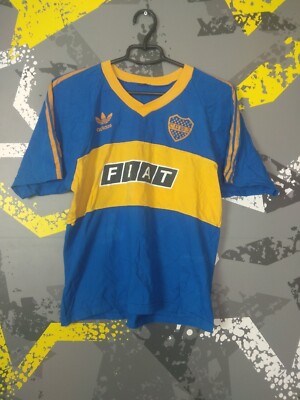 Maradona Boca Juniors Home football 1992-1993 Jersey Adidas Mens Size S  ig93