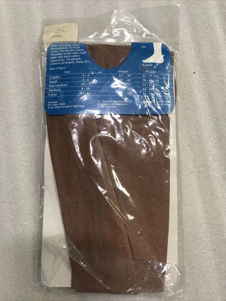 Meia-calça feminina pele de dança ultra cintilante pés 331 Lt brinde LG 12-14 dança infantil NOVA - Imagem 2 de 4