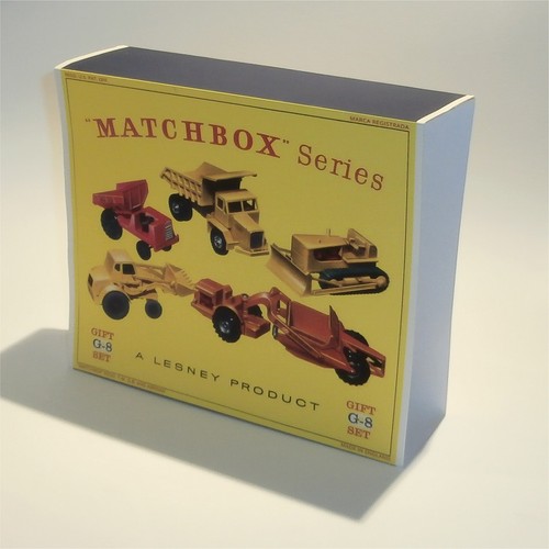 Matchbox Lesney King Size GS 8 Civil Engineering Construction Repro Box Sleeve - Picture 2 of 4