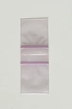 1000 Bags Purple Mini Ziplock Baggies (1.5" X 1.5")Mini Plastic Bags A