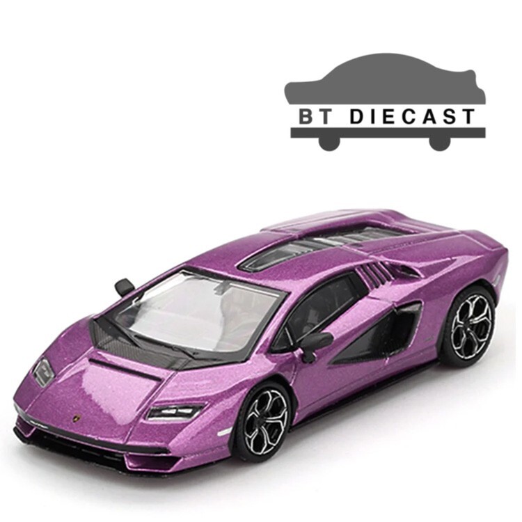 MINI GT LAMBORGHINI COUNTACH LPI 800-4 1/64 DIECAST VIOLA