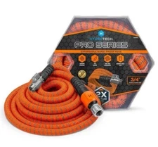 ProSeries 75 ft. Expandable Garden Hose – 3/4 in. Heavy-Duty, Lightweight, Tangl