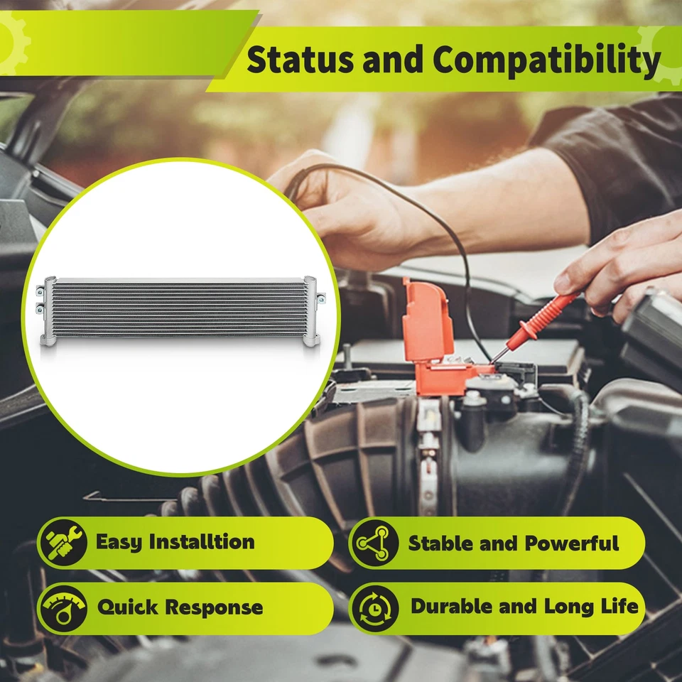 Radiador enfriador de aceite de motor 2284540 apto para BMW M2 M4 M3 2015-2020 17212284540 Foto 2 de 4