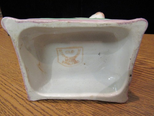 19TH C ANTIQUE STAFFORDSHIRE ENGLAND PORCELAIN BLACK WHITE CAT FIRUR (EZS002465) - Picture 6 of 8