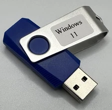 Recovery and Repair USB Drive for Windows 11, 64-Bit, Install-Restore-Recover Bo