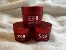 SK-II SK2 SKINPOWER Advanced Cream Travel Size 0.4 fl oz/ 14.5ml - Lot of 3