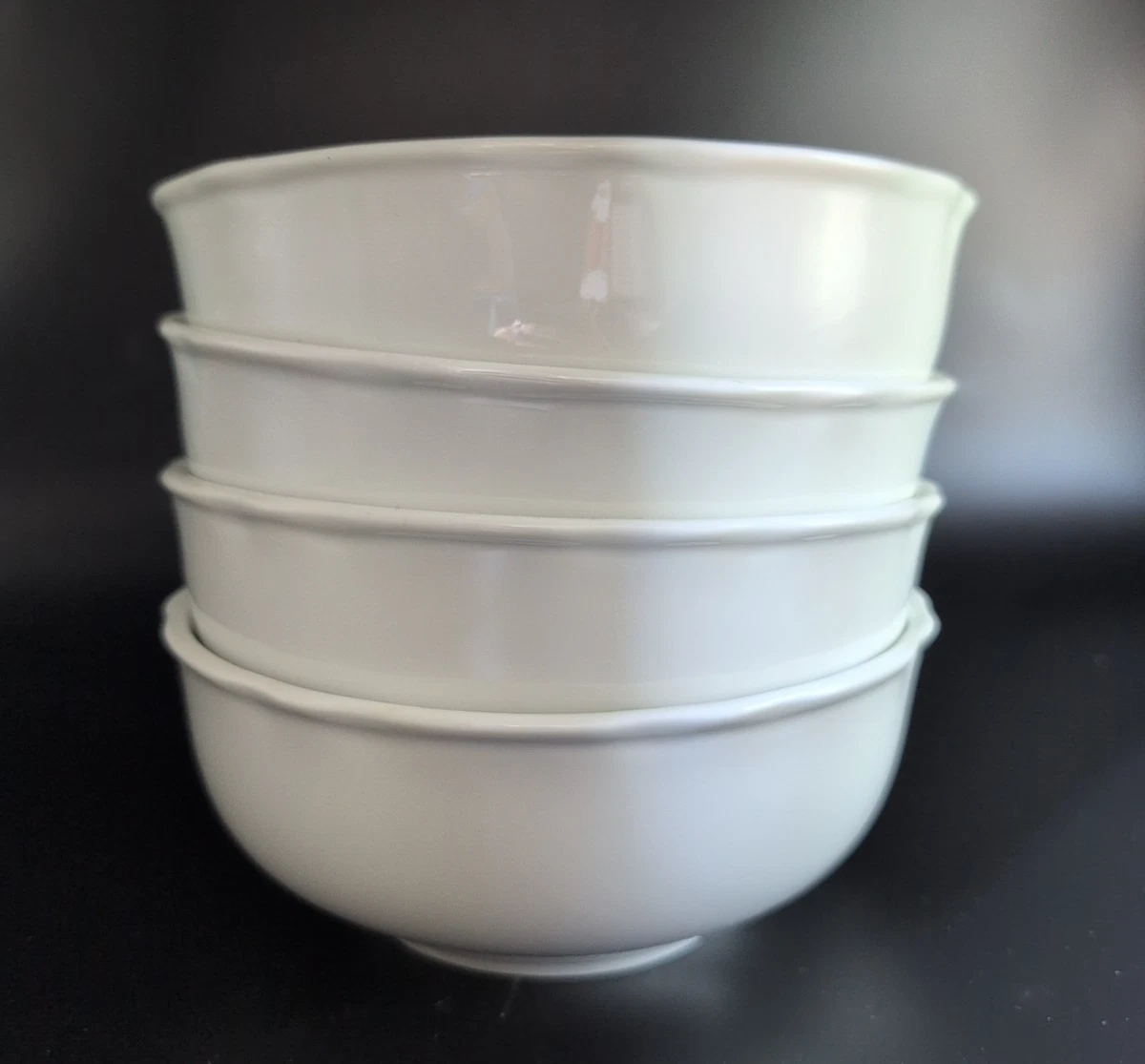 Ciotola In Stoneware Mynte Bianco Puro 350 Ml Di Ib Laursen