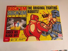 Rock 'Em Sock 'Em Robots Kids Game, Fighting Robots with Red Rocker  Blue Bolt