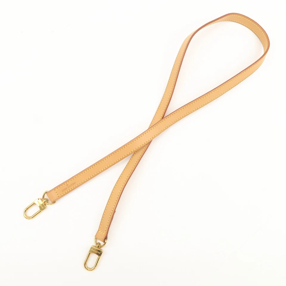 Correa de hombro de cuero Louis Vuitton Nume 100 cm 1,6 cm natural auténtica usada envío gratuito Foto 4 de 4